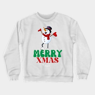 White Snow Crewneck Sweatshirt